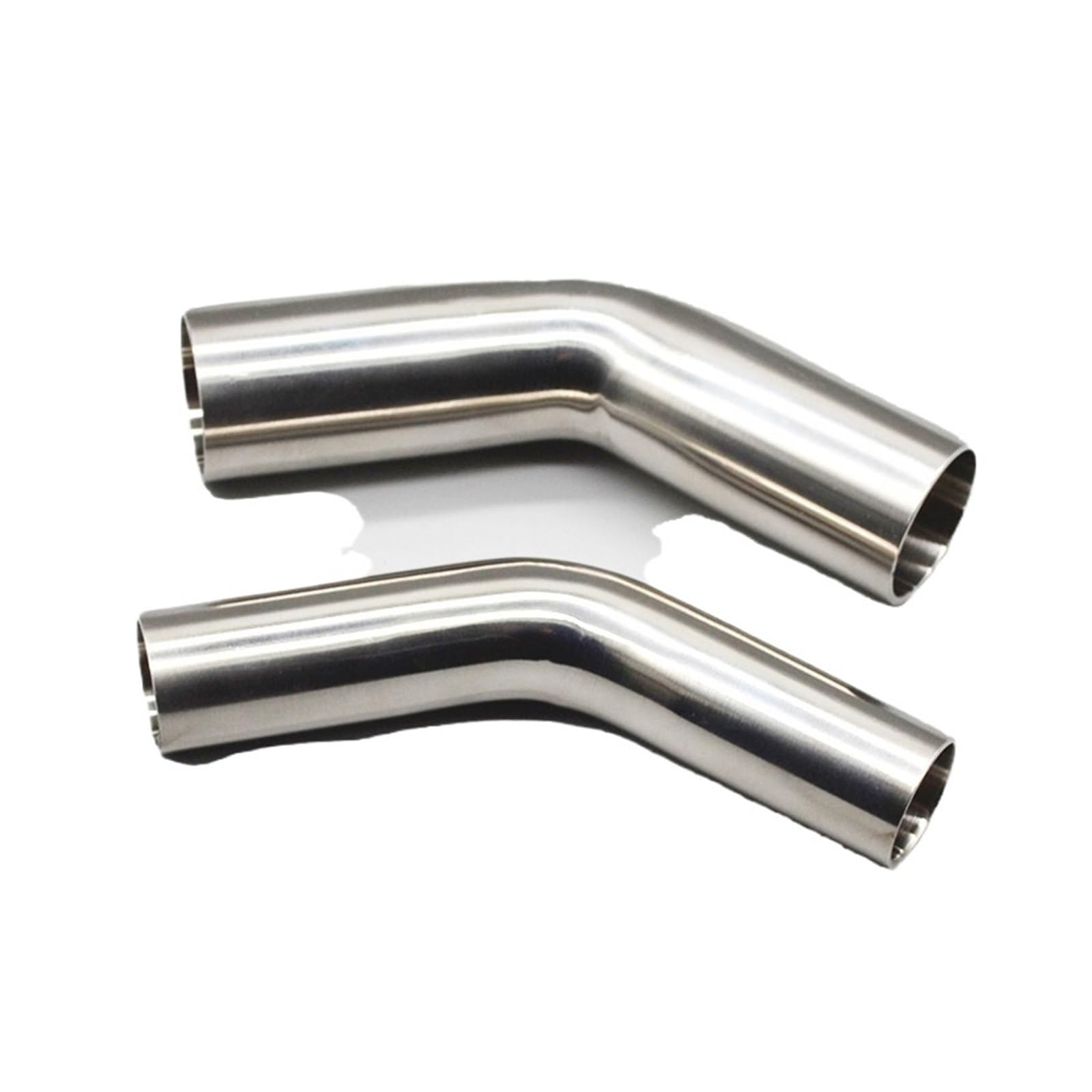 19-76mm OD Butt Welding 45 Degree Bilateral Extension 5Cm Elbow SUS 304 Stainless Steel Sanitary Pipe Fitting(76mm x 2mm)