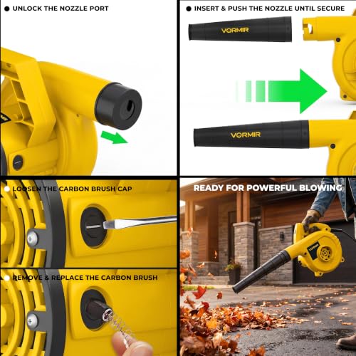 IBELL VORMIR VR EB60-68 680W Blower Yellow - Image 8