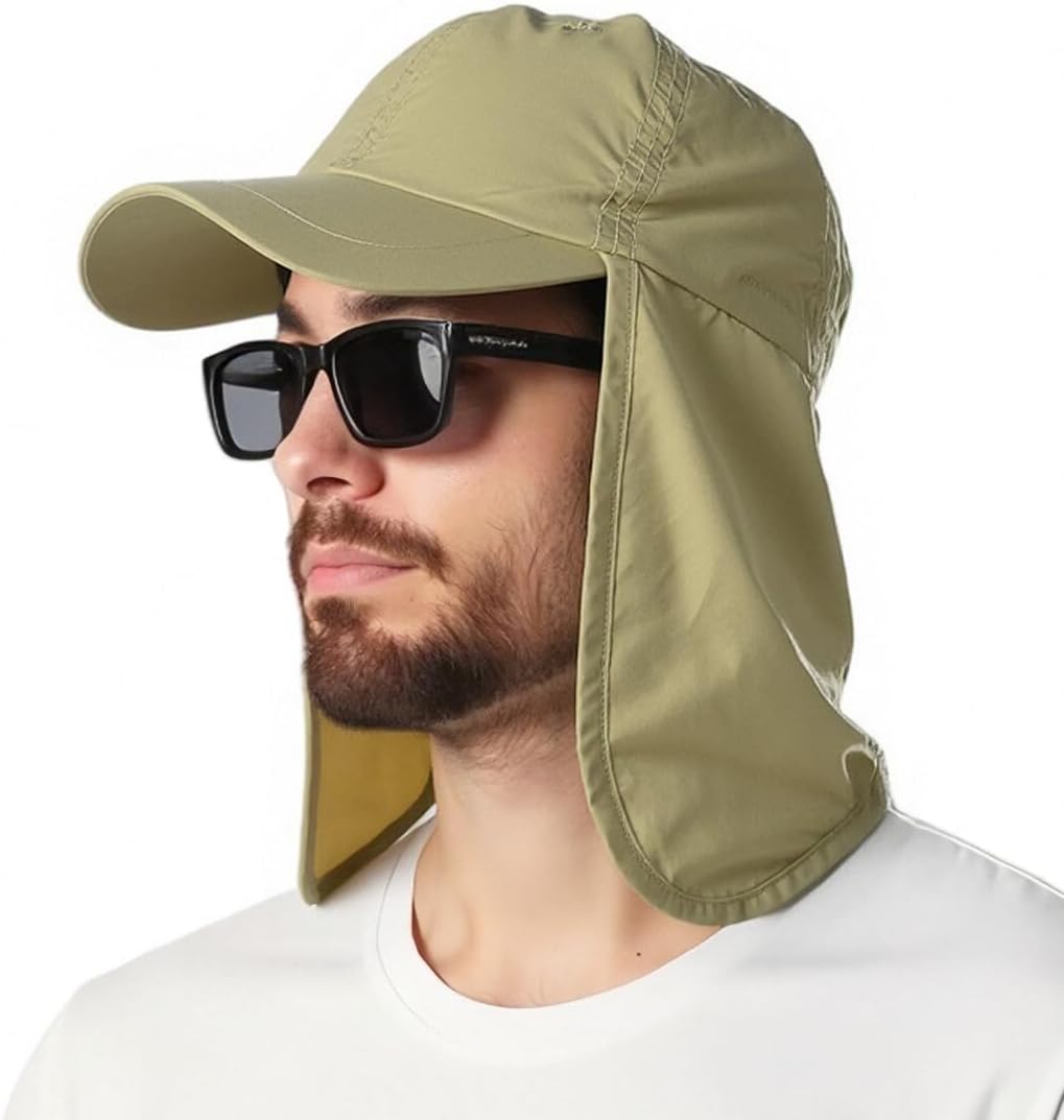 EINSKEY UPF 50+ Waterproof Sun Hat – Packable Unisex Baseball Cap with Neck Flap for Beach, Golf, Hiking, Fishing & Running EINSKEY UPF 50+ Waterproof Sun Hat – Packable Unisex Baseball Cap with Neck Flap for Beach, Golf, Hiking, Fishing & Running