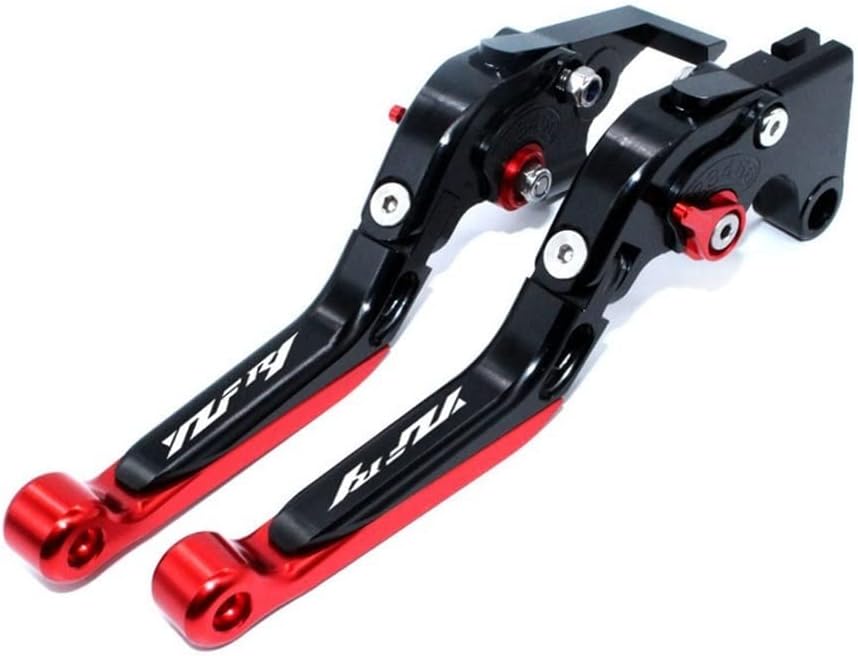 DOUKI for Yamaha YZF-R1 YZF R1 YZFR1 2009 2010 2011 2012 2013 2014 Motorcycle Grips Handle Handlebar CNC Aluminum Adjustable Brake Clutch Levers Lever (Color : Gold)