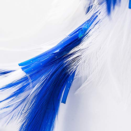 Ocean Cat Trolling Fishing Lures Daisy Chain Bird Feather Teaser For Fishing With Rigged Hook 7/0 For Mahi thumb #5