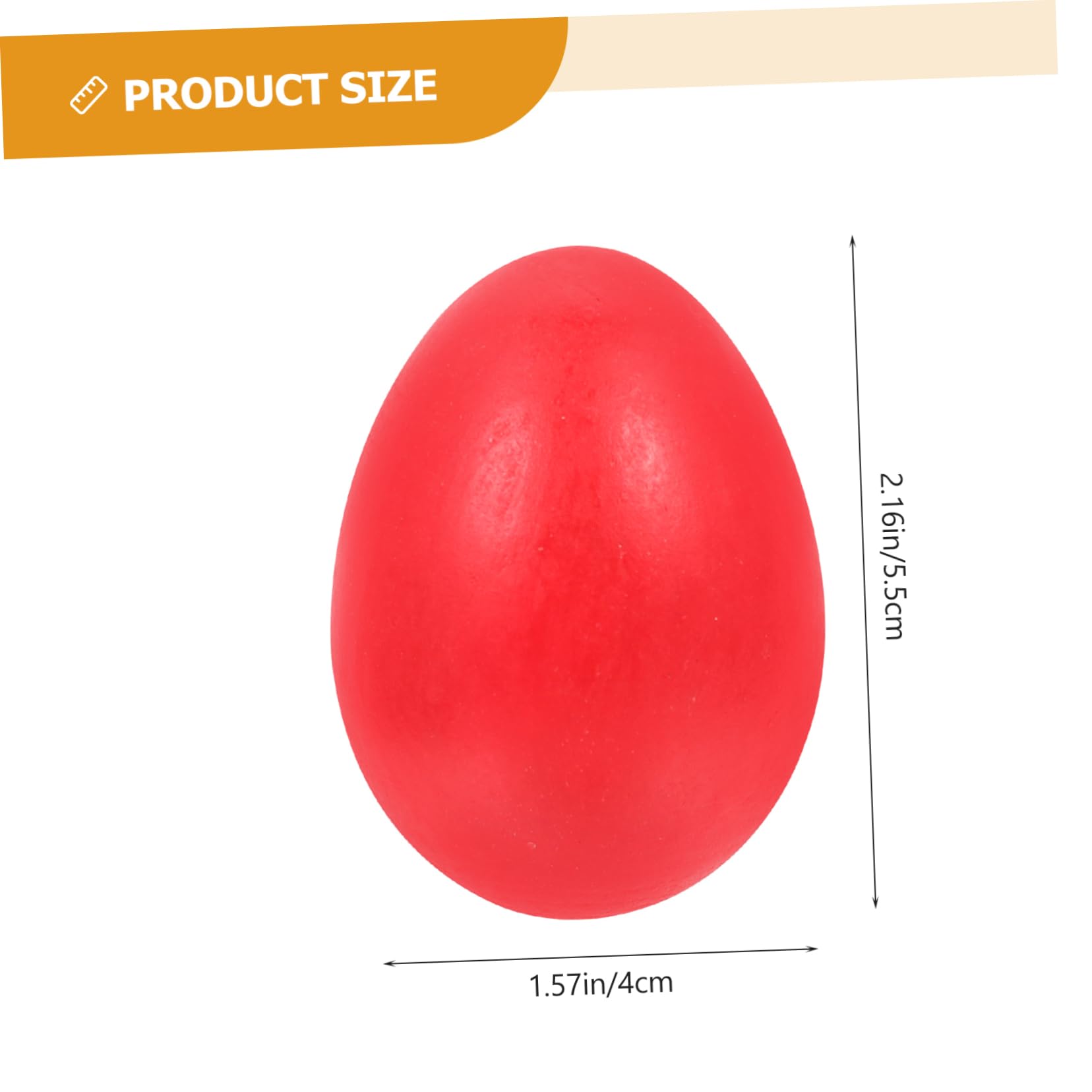 Healifty 10pcs Handmade Wooden Eggs Simulation Decor for Easter Party Creative Educational for Crafts and Themed Celebrations and Lightweight