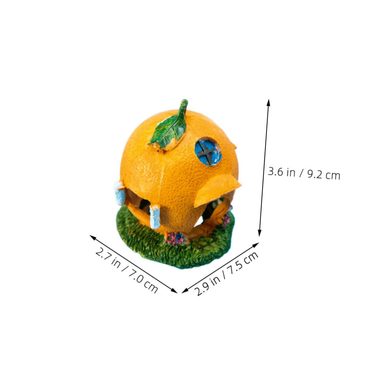 BESTonZON Resin Reptile Climbing Hide Lizard Gecko Hideout House Tortoise Turtle Aquarium Decor Multi-Functional Reptile Accessories Habitat