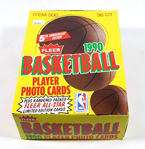 1990 fleer basketball wax pack Clearance