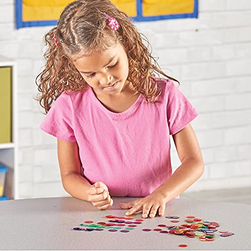 Learning Resources Transparent Color Counting Chips - 250 Pieces, Ages 5+, Math Counters For Kids, Counting Chips, Perfect For Bingo Games,Back To School Supplies,Teacher Supplies #TOP6