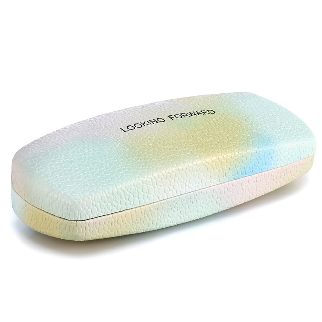 Vifirstew Eyeglasses Case Hard Shell, Portable Eyeglass Holder Box For Woman Man, Eyeglasses Sunglasses Case Reading Glasses Case Protective (Gradient blue)