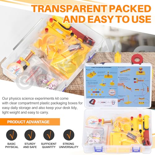 Rustark 53 Stück Magnet Experimentierset Bildung Wissenschaft Experiment Magnete Kit Set für Lernen Bildung Physik und Labor