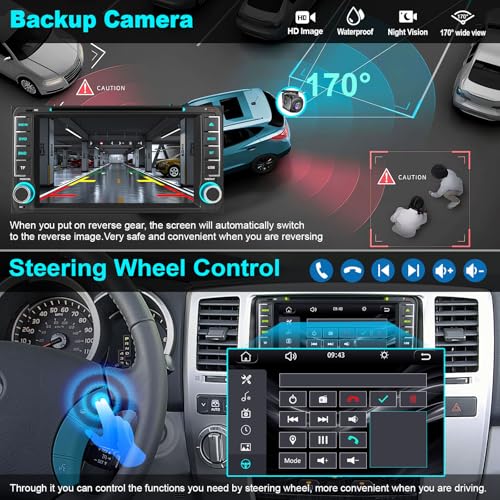 Radio para auto con pantalla de 7 pulgadas y CD/DVD miniatura 4