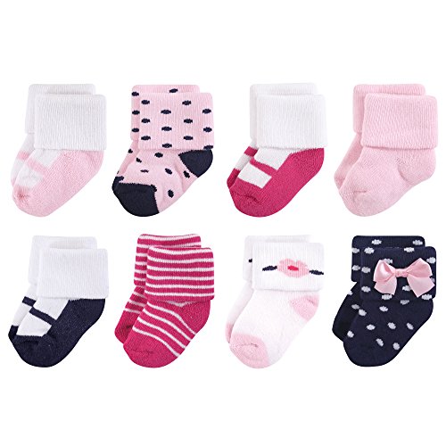 Image of Little Treasure Baby Girls' Newborn Socks