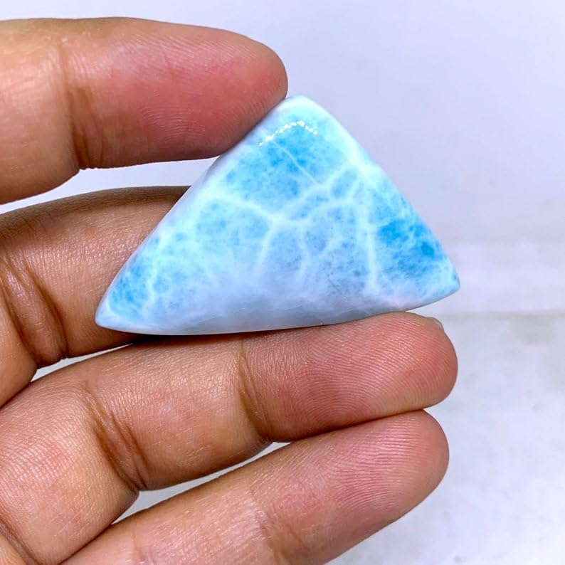 Larimar véritable GH_NAT_06081, gemme haut de gamme pour pendentif - 3