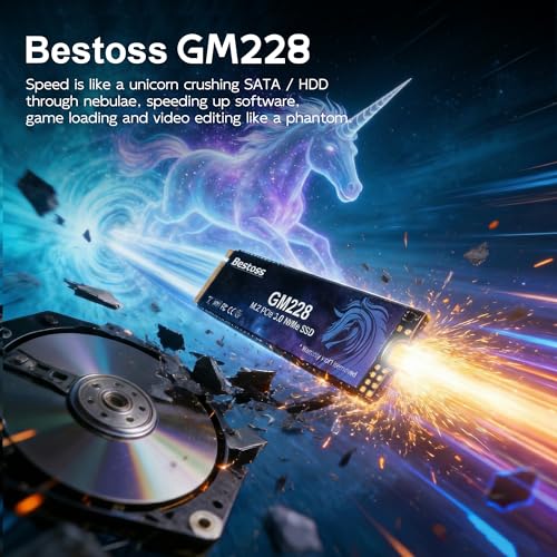 Bestoss 1TB NVMe M.2 SSD PCIe 3.0 2280 Internal SSD, Up to 2400MB/s | PCIe3.0 SSD, 3D NAND Dynamic SLC Cache, For Students, Home Entertainment, Office Work, Compatible with PC Desktops or Laptops - Image 3