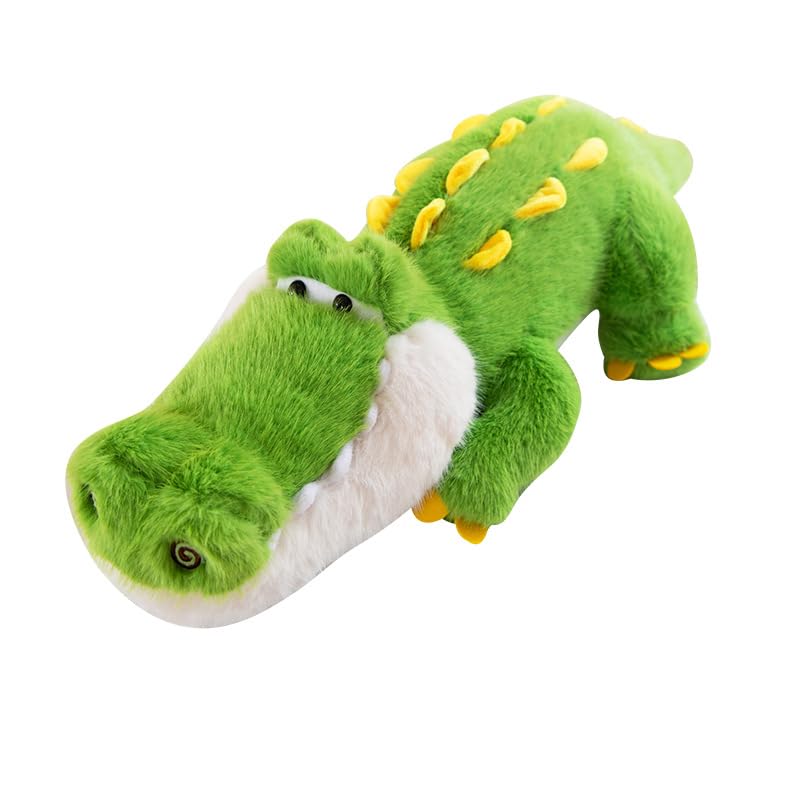 champracer PlüSchtiere Krokodil Squishy, Groß Stofftier TeddybäR Kuscheltier Kissen (90cm,Grün)