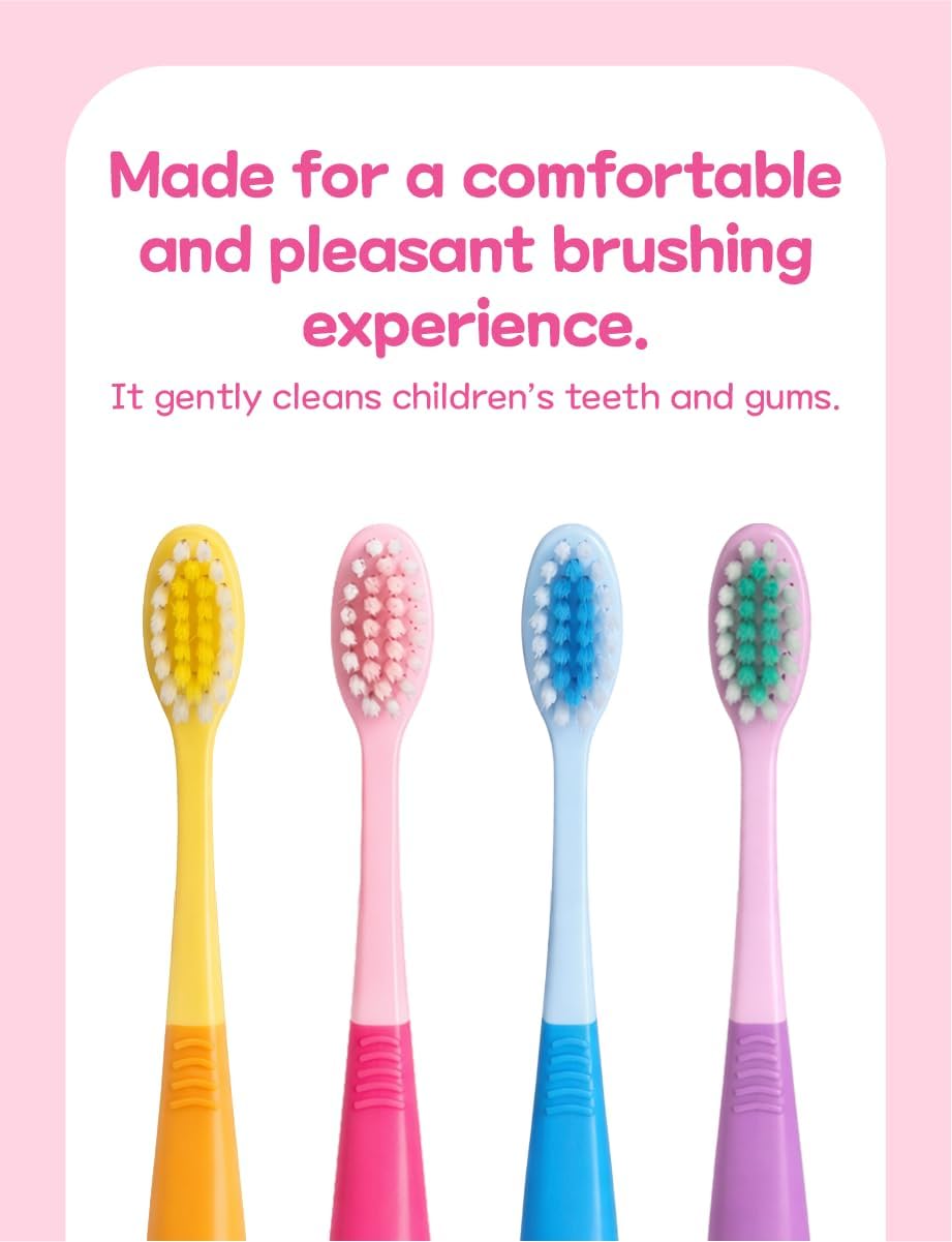 Catch Teenieping Figure Toothbrush Compact Head 6.5inches Set of 4