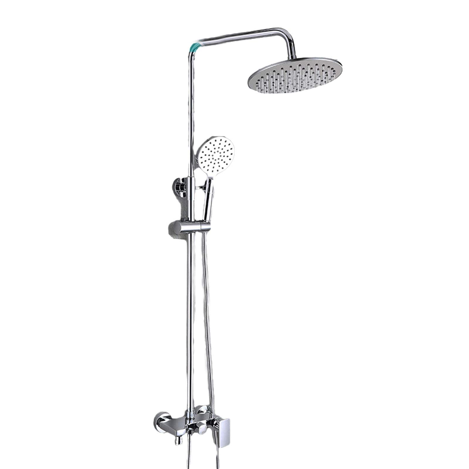 Ensemble de douche de salle de bain chromé pour une douche relaxante