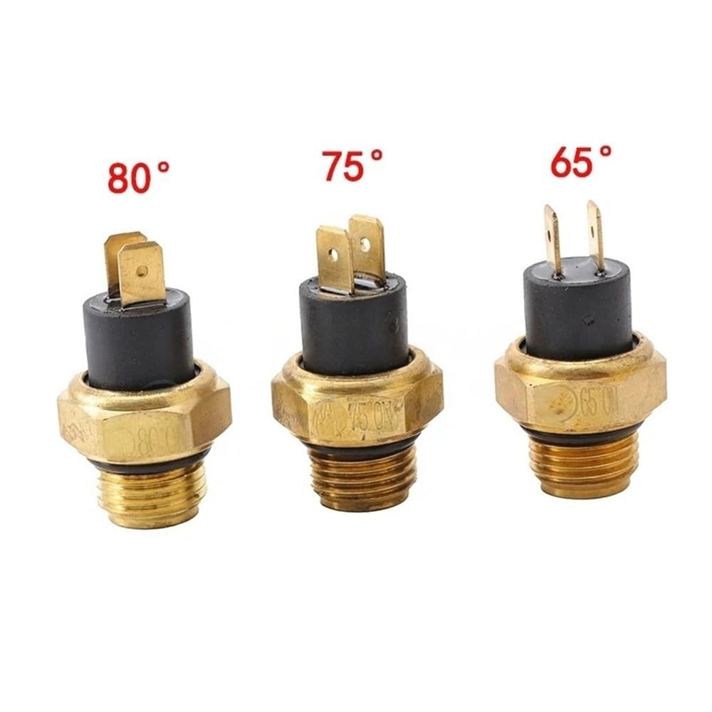 Ventola Frigorifera Moto M16 Radiatore Fan Switch Termostato Sensore Temperatura Motore Per ATV Per Quad Per Scooter Per(M16 1PC-65)
