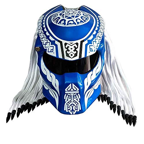 Casco Moto predatore in Fibra di Carbonio, Casco