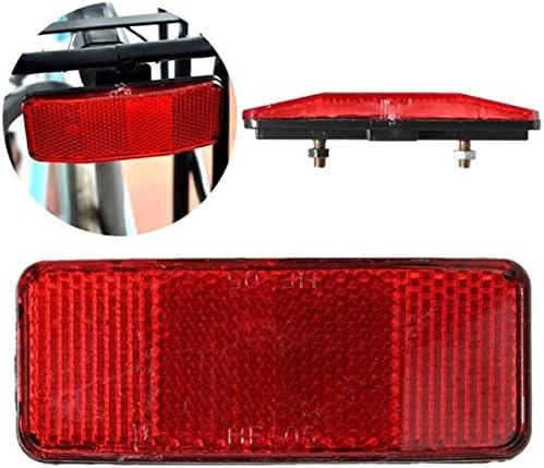 Bicycle Bike Safety Caution Warning Reflector Disc for Rear Pannier Racks Frame