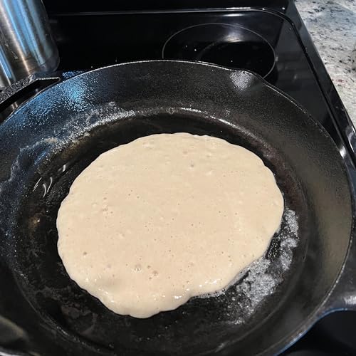 Sourdough Starter Discard Pancakes and Cast Iron