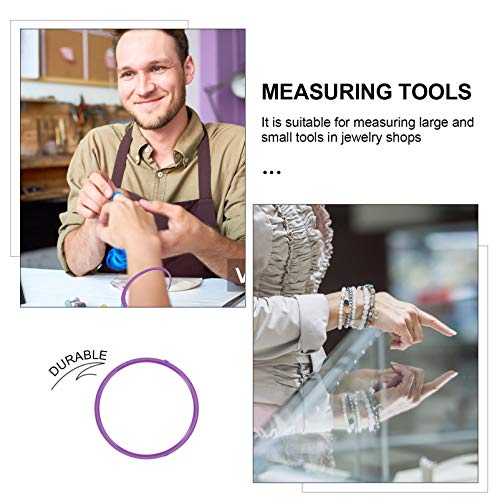 Happyyami Bracelet Measuring Ring Tool 2.84In Jewelry Sizer for Accurate Bangle Measurement Portable Lightweight Home DIY Jewelry Tool by Happyyami - Image 6