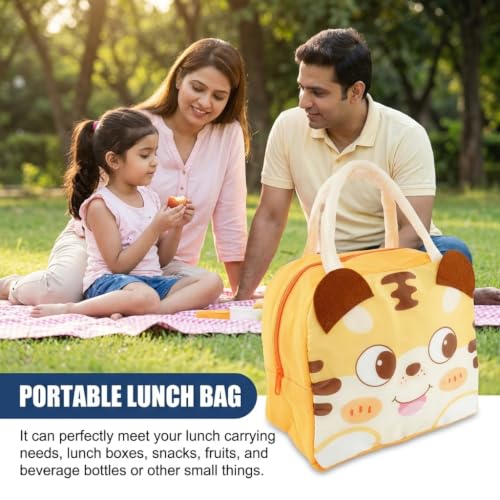 Image of Zibuyu Insulated Lunch Bag for Kids Girls & Boys, 4L Tiger Tiffin Bag