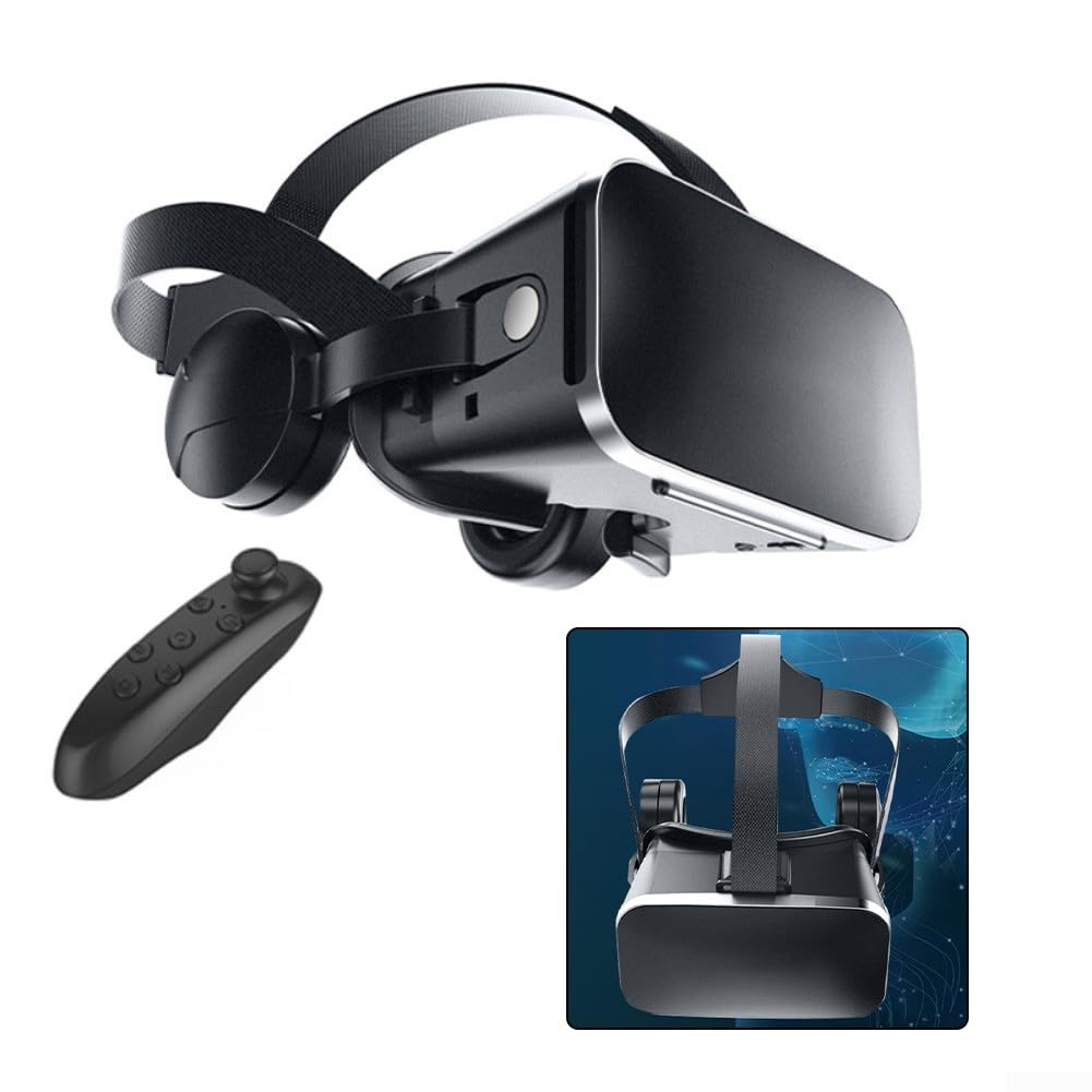VR Headset, VRPARK All-in-One Smart Virtual Reality Brille Handy Stereo für Gaming Filme und immersive 3D Unterhaltung