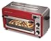 Hamilton Beach Toastation Oven with 2-Slice Toaster Combo, Ideal for Pizza, Chicken Nuggets, Fries and More, Red (22722)