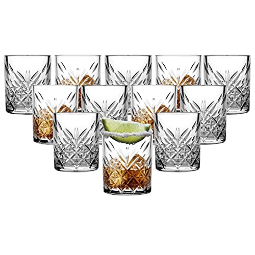 Catálogo para Comprar On-line Caballito de Tequila los 5 más buscados. 47 Pasabahcee Set de 12 Caballitos Tequileros de Vidrio Premium Tamaño Shot de 62ml / 2oz Colección Timeless Diseño de Vidrio Tallado Vintage