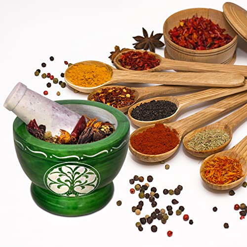 Divit-Shilp-Mortar-and-Pestle-Made-of-Heavy-Duty-Polished-Hard-Stone-Natural-Stone-Grinder-for-Spices-Pastes-Herbs-Seasoning-etc