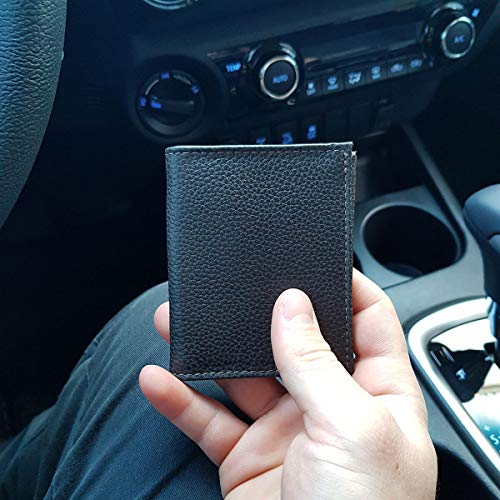 Fasolo, K679080751, Carteira e Mini Carteira Masculina Fino Porta Cartões, cor Preto, Couro