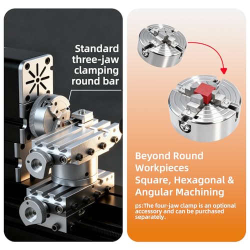AcmeFlare 4-Axis All-Metal Micro Lathe