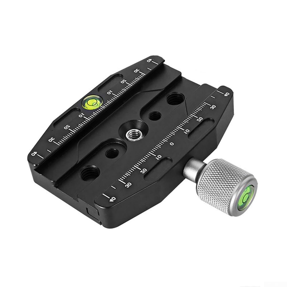 Deslizador nodal de aluminio anodizado 90N con carril de 70mm para estabilidad en foto