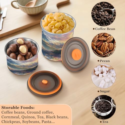 Envase hermético de acero inoxidable para café de 30 oz miniatura 5
