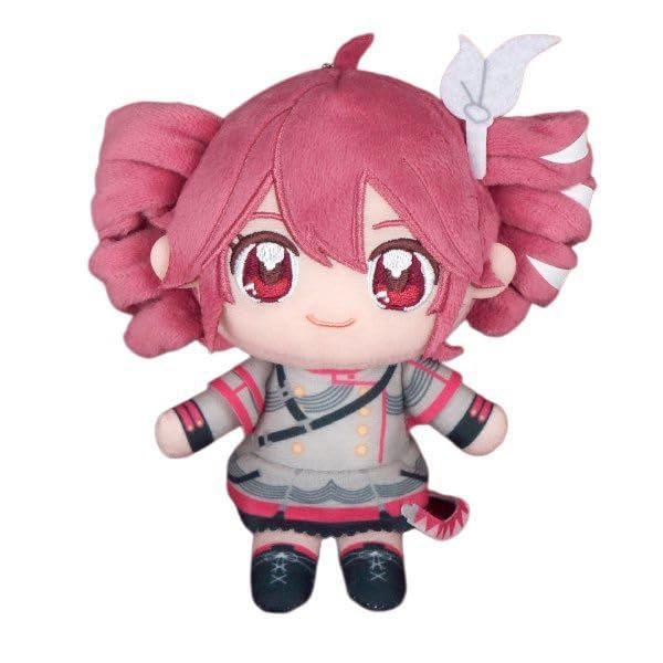 RDCIRP Kasane Teto Plush, Cute Stuffed Anime Figure Pillow Doll, Soft Cartoon Virtual Character Musica Plushie Toy for Home Decor Adults Girls Boys Gifts(C)
