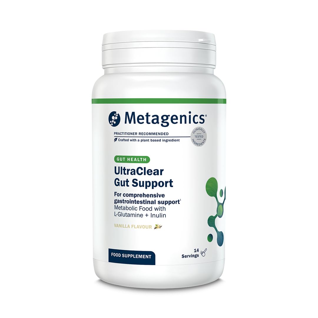 UltraClear Gut Support - Nutritional Rice Protein, with Vitamins and Minerals, Prebiotic Fibre - Vanilla Flavour - 14 Servings