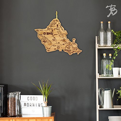 Totally Bamboo Oahu Island Destination Bamboo Serving and Cutting Board