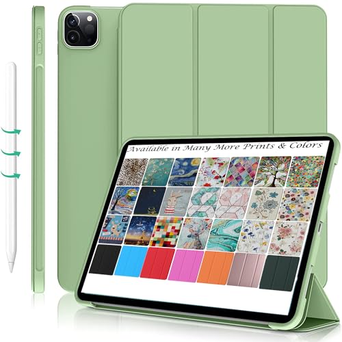 Image of DuraSafe Cases for iPad Pro 11 inch 4th 3rd 2nd Gen Case A2759 MNXE3HN /A MNXD3HN /A A2435 MNXG3HN /A MNXF3HN /A MNXJ3HN /A A2761 A2762 MNXN3HN /A MP553HN /A A2377 MHQR3HN /A MHQT3HN /A A2228 - Tea Green