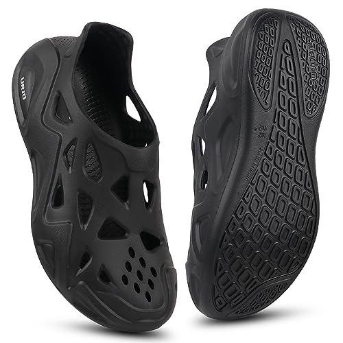 Image of URJO EZY Men's Clogs /Sandals with Adjustable Back Strap Ultra Soft & Flexibility Anti Skid Comfortable Waterproof Daily Mules Clogs /Sandals for Men