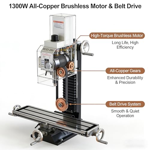 INTBUYING Mini Milling Drilling Machine