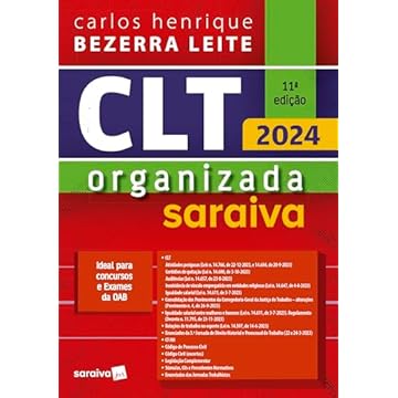 Capa do livro Clt Organizada - 11ª edição 2024