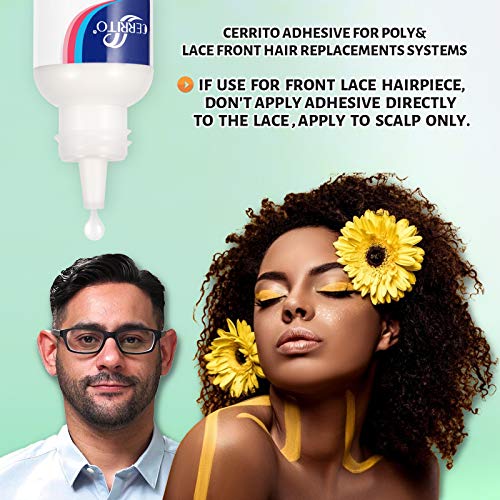 image for CERRITO Lace Glue 1.3OZ Waterproof Wig Glue, Lace Front Glue for Wigs,