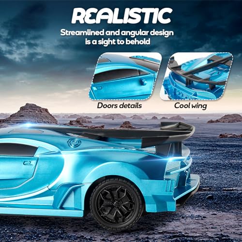 Remote Control Car Toys, Racing RC Cars for Kids, Car Toys for 3+ Year Old Boy, High Speed Hobby RC Cars with Headlights, Gifts for Boys Girls Age 3-8 - Image 5
