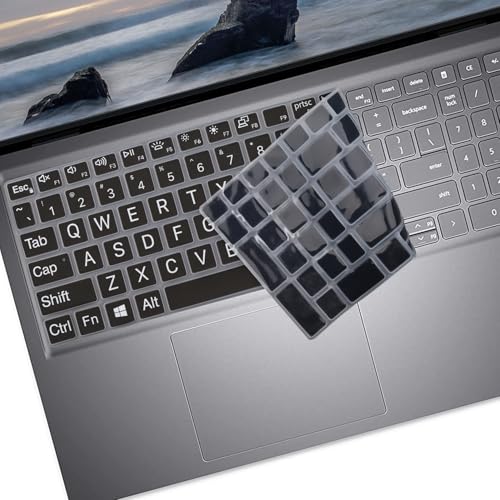 Protector de teclado para laptops Dell compatibles 15.6" silicona miniatura 4