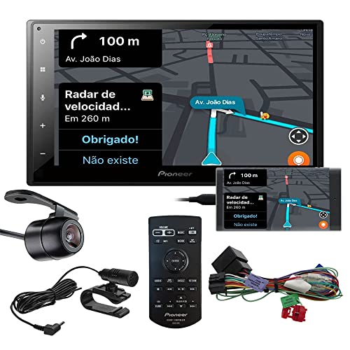 Central Multimídia Pioneer Dmh-a4480bt 6.8' Touch Screen Usb/bt, Cor: multi-colored, Tamanho único