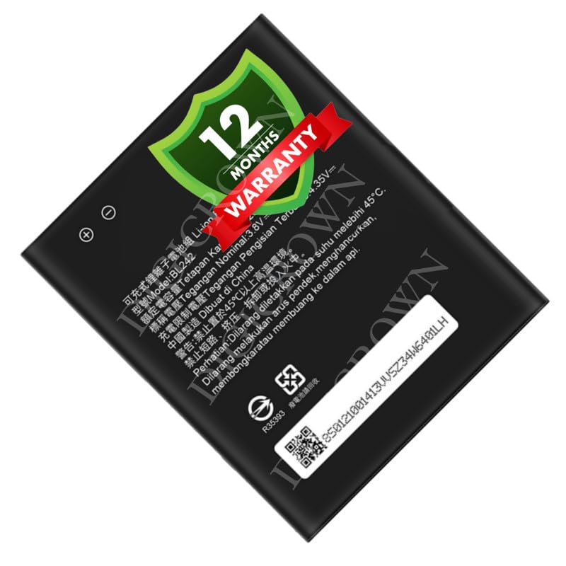 Image of Original BL242 Battery Compatible for Lenovo Vibe C (A2020a40) | Lenovo K3 (K30-T, K30-W) - (2300mAh) - 1 Year Warranty