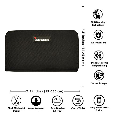 Women Wallet W05 Women RFID Travel Clutch Purse Passport Wallet Zipper Wallet for Women2