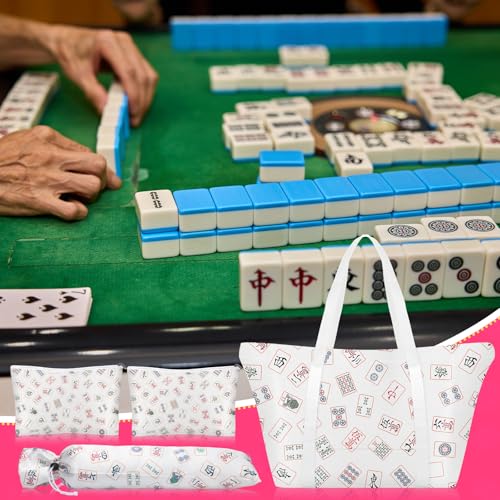 Set 4 Bolsas Vacías Mahjong para Fichas y Soportes miniatura 6
