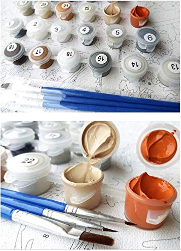 Northern Tree Malen nach Zahlen Painting by Numbers Kit DIY ölgemälde Kit für Erwachsene, Kinder, Anfänger Painting Set… – Bild 7