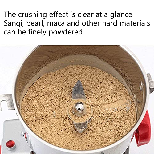 LWHDPW Vollautomatische Kaffeemühle 2000 G elektrische Getreidemühle Schwing-Typ Pulverisator Mahlmaschine kommerzielle… – Bild 3