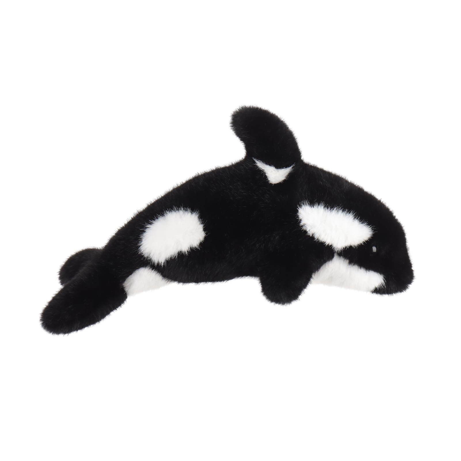 Apricot Lamb Killer Whale Orca Plush Stuffed Animals for Kids, Soft Cute Plush Toys for Baby Girl and Boy, Fluffy Killer Whale Black 12.3 Inches - Image 2