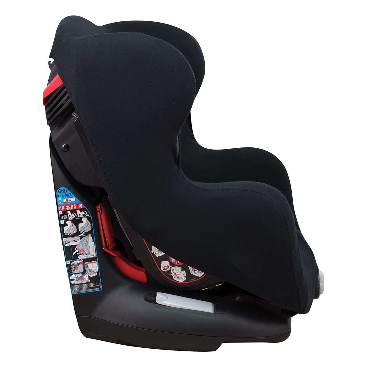 JYOKO KIDS Funda para silla de coche compatible con Bébé Confort Iseos Neo y Auto Kite (Black series)